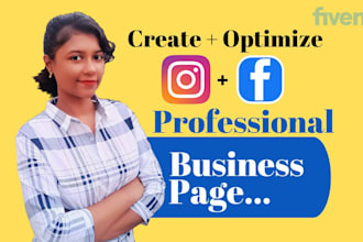 create facebook and insta business page