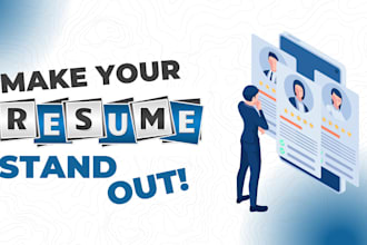 design a professional and creative resume and cover letter