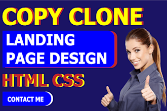 copy clone website design redesign  duplicate website into html css js