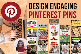 design engaging pinterest pins