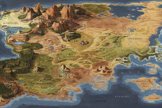 create a professional fantasy map for your rpg game,book etc