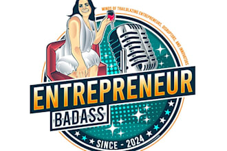 design awesome podcast logo