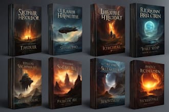 design fantasy, sci fi, horror book cover professionally