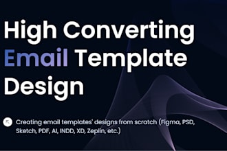 do custom email template design