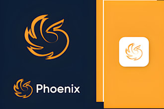 design new stylish mascot phoenix logo with express delivery