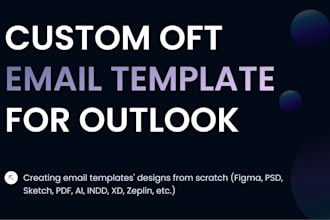 create a custom oft email template for outlook