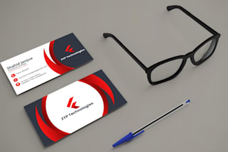 do professional, luxury business card design and stationary