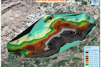 create tin and dem maps using gis for your project