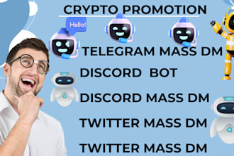 send bulk messages telegram mass dm twitter mass dm discord mass dm promotion