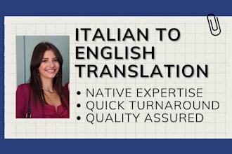 translate your documents from italian to english