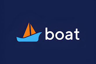 design boat and ship logo