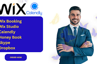 wix booking wix studio zoom workplace dropbox honeybook calendly and skype