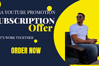 do USA youtube channel promotion to get active subscribers