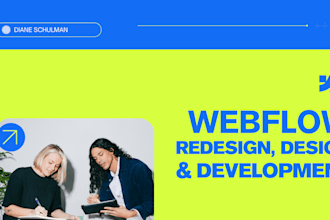 design or develop webflow website, figma to webflow, webflow developer, webflow