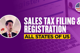do sales tax registration and sales tax filing in all US states