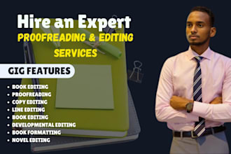 professionally edit, proofread, and review your book, ebook or novel