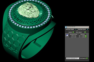 do all type cad jewelry design, 3d modeling and sculpting
