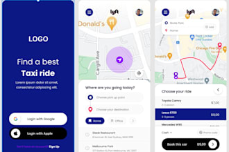 develop taxi booking app, ride sharing app, car pooling app, truck booking app