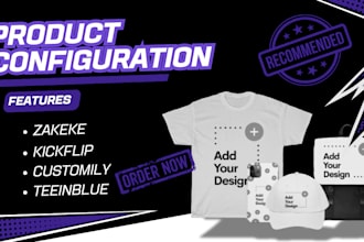 setup 2d3d model zakeke, customily, teeinblue, kickflip, customall customization