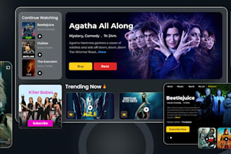 develop iptv app smart tv app roku tv samsung vod app lg tv webos