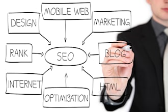 shoot your rankings to the SKY with my complete all in one seo service