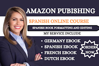 course development, spanish online course, germany and dutch ebook