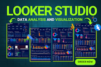 create a looker studio data visualization report for your business