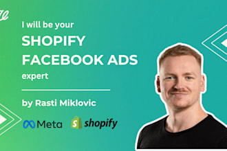 create expert shopify facebook ads for your ecommerce store