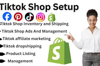 setup tiktok shop tiktok affiliate and tiktok shop marketing