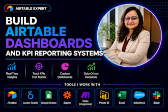 build airtable dashboards and KPI reporting systems