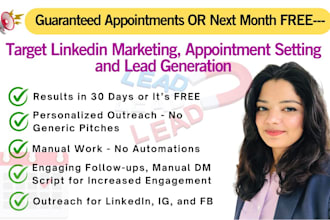 target linkedin marketing for appointment setting and lead generation