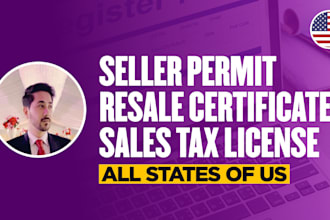 get a sales tax permit, resale permit, or tax exemption certificate