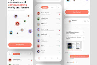 develop SMS messaging app, secret chat app, text messaging app, sms alert app
