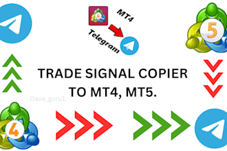 code trade copier telegram signal for metatrader mt4 to mt5 and vice versa