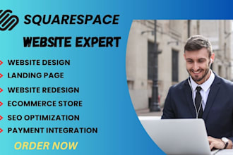 design square space website