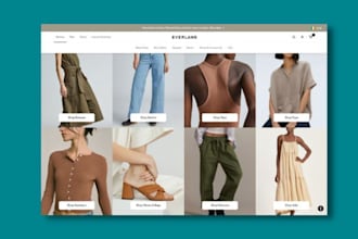 design clothing website clothing store shopify website fashion store
