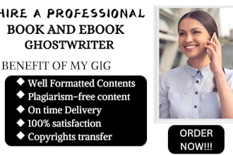 ghostwrite your book, ebook be your book writer, ghostwriter, ghost book writer