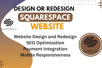 design professional squarespace website redesign squarespace website