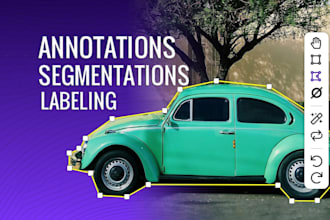 annotate videos, images maps, segmentation, data labeling, tagging, bounding box