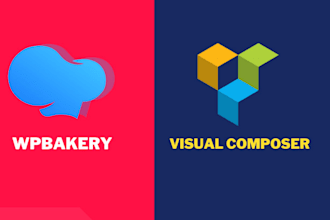 design a stunning wordpress website using wpbakery or visual composer