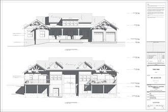 draw home addition and renovation blueprints for city permit