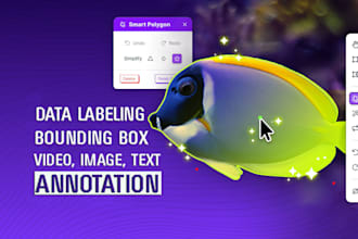do image annotation, data labeling bounding box, text to train ml, ai nlp models