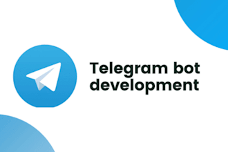 develop telegram bots, custom solution