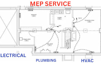 do mep, electrical design, plumbing and hvac plan for city permit
