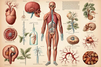 do medical, scientific and biology illustrations for you