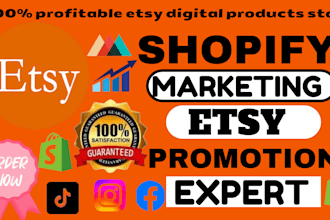build etsy shop, etsy digital products, etsy promotion, etsy dropshipping