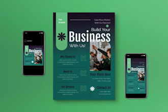 design flyers for party, event, church, business flyer in 6 hours