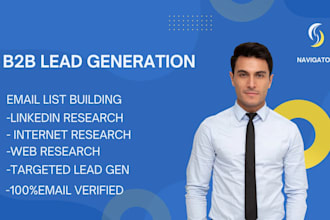 do b2b leads generation and valid emails from linkedin