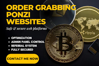 develop order grabbing ponzi scheme website within 24hrs