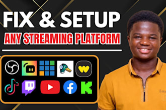 setup or fix streamlabs obs studio vmix for twitch whatnot youtube kick tiktok